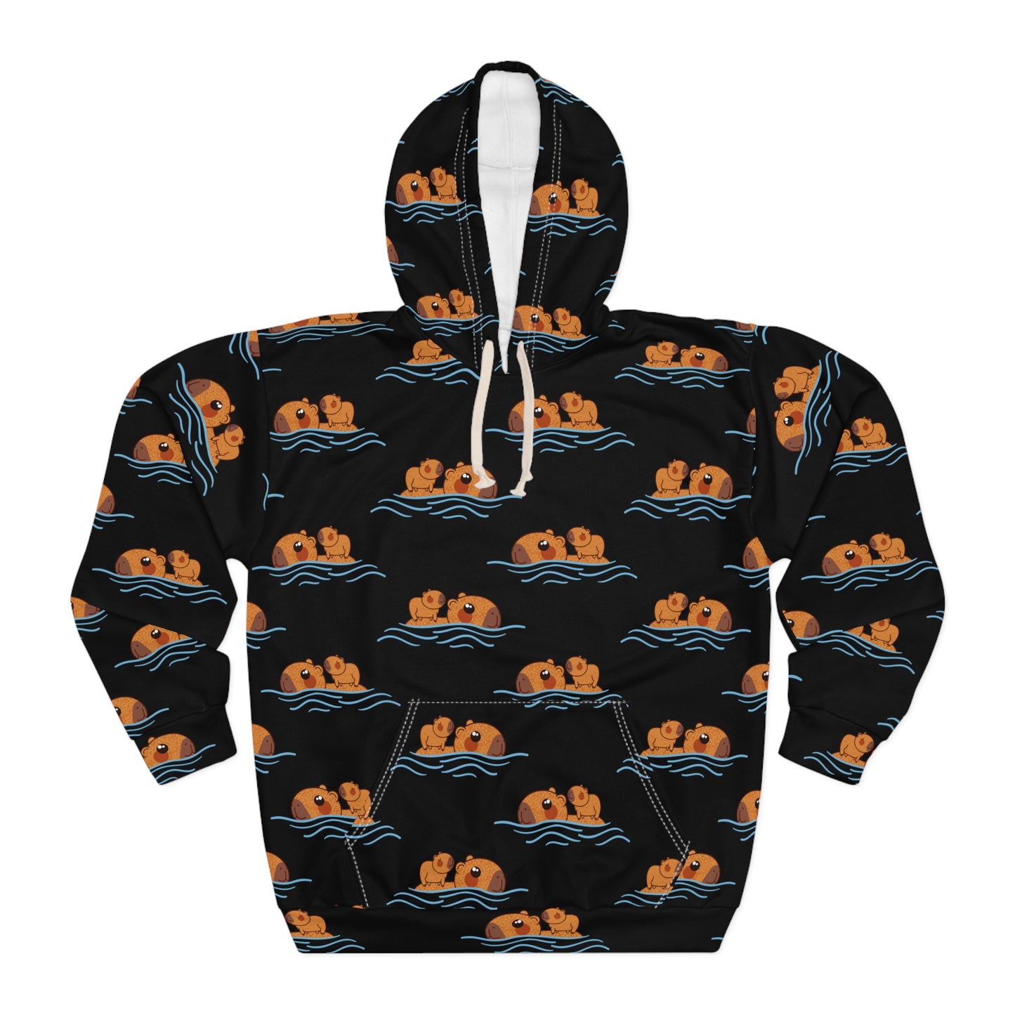Swimming Capybara Unisex Hoodie