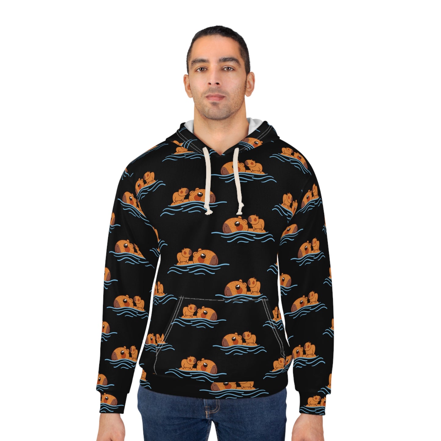 Swimming Capybara Unisex Hoodie