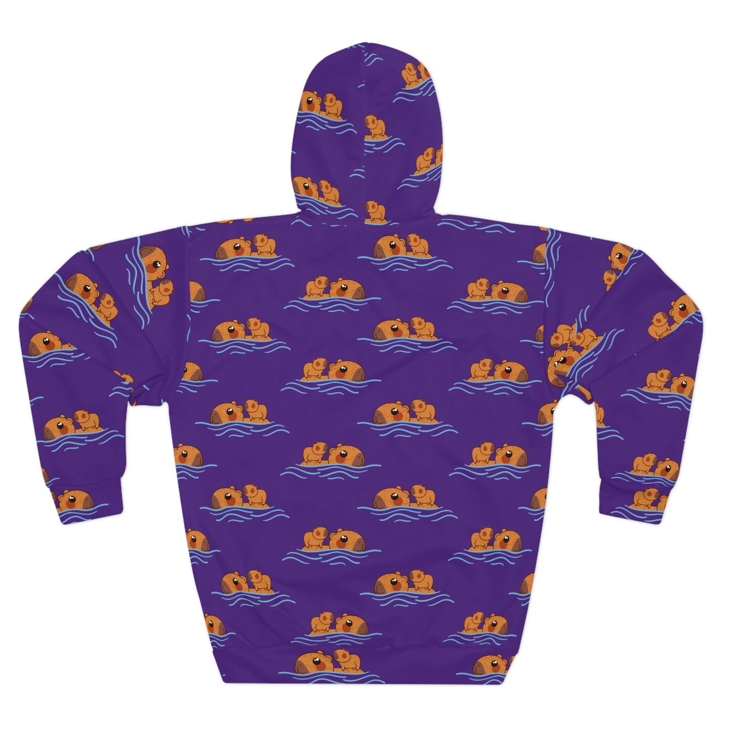 Swimming Capybara Unisex Hoodie - Cutie Capybara Design