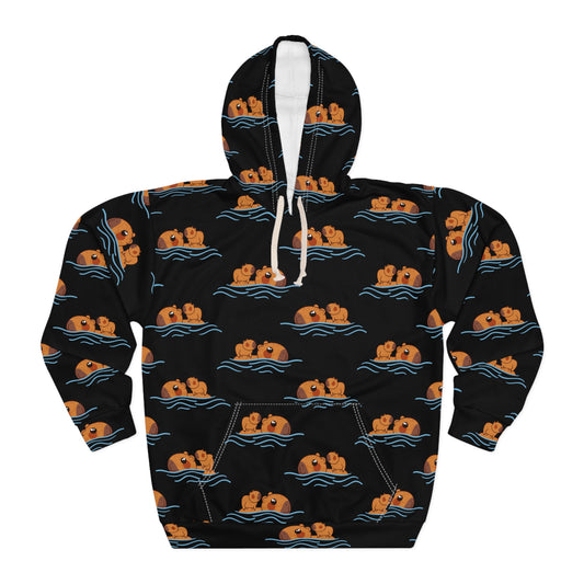 Swimming Capybara Unisex Hoodie