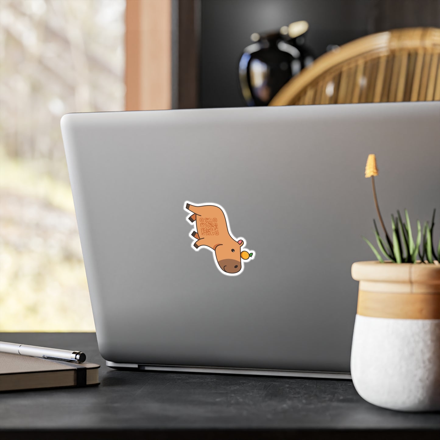 Vinyl Decal - Real Friends Capybara Design
