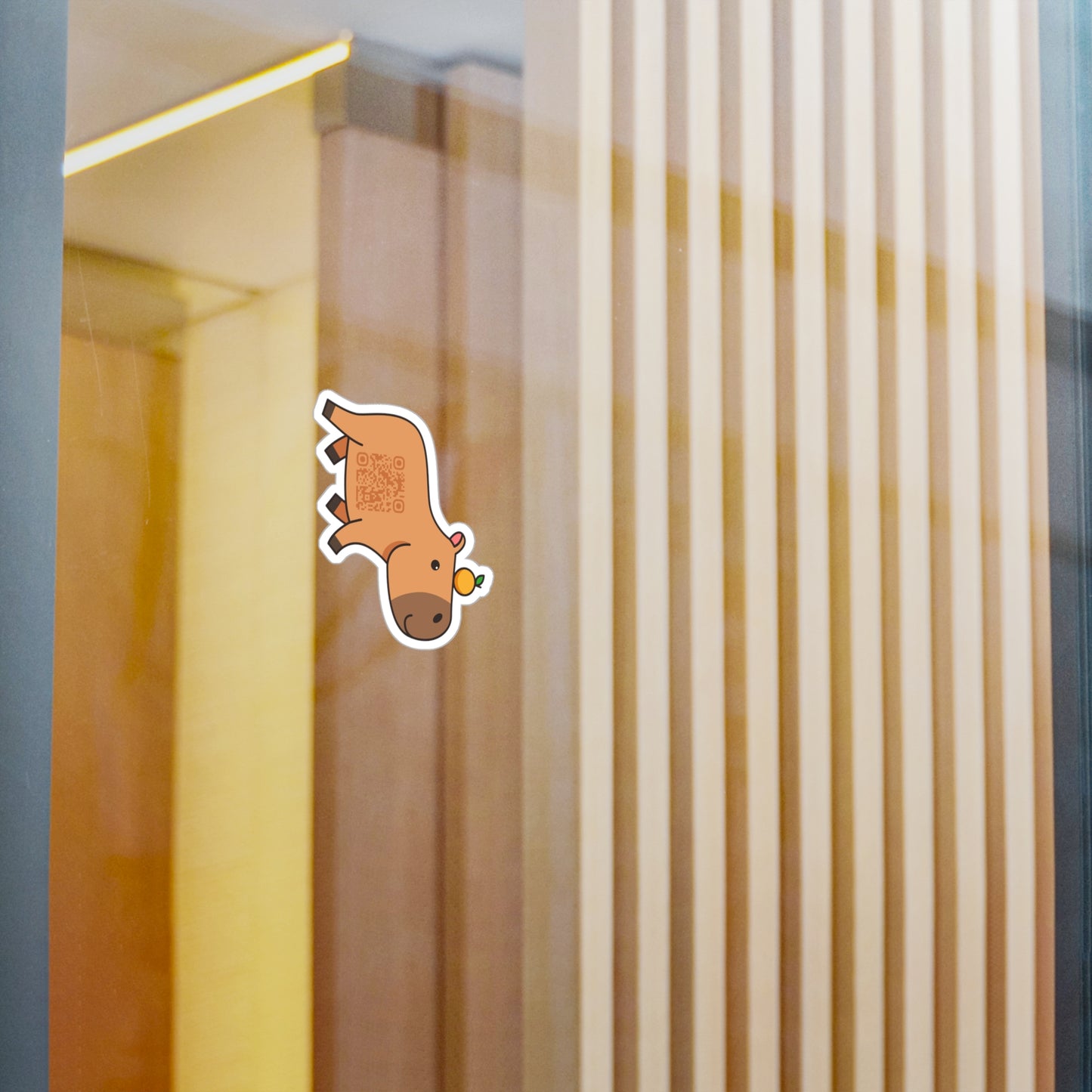 Vinyl Decal - Real Friends Capybara Design